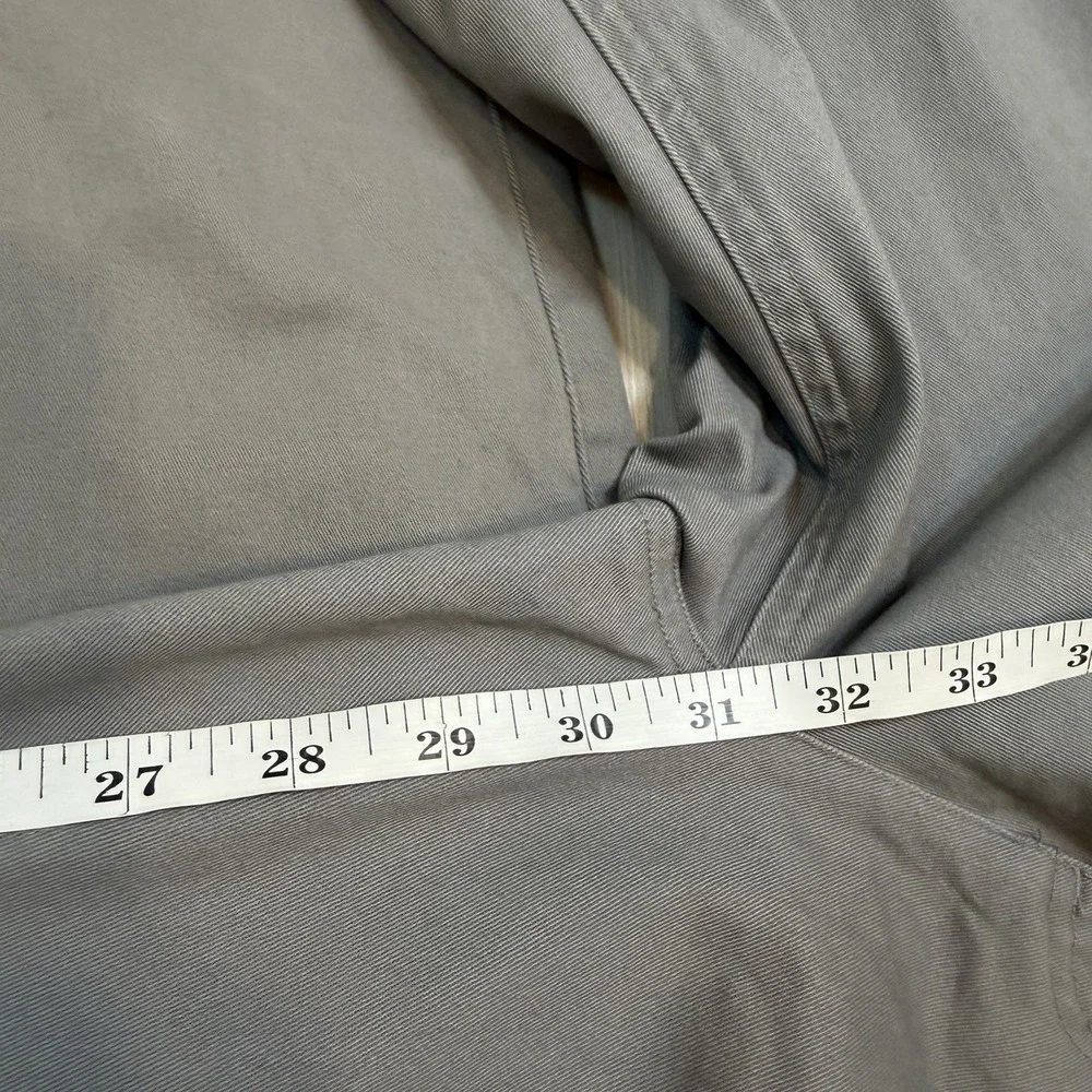 Lot Of 2 Mens Footjoy Straight‎ Leg Grays Pants 33x32 Pockets